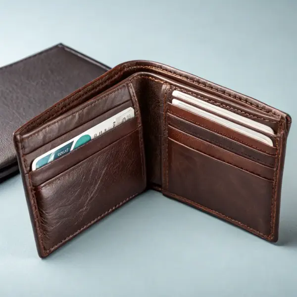 Bi-Fold Leather Wallet