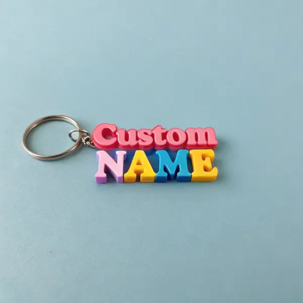 Custom Name Acrylic Keychain